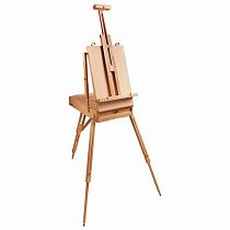 Этюдник BRAUBERG ART CLASSIC, бук, 50х34х11см, высота холста 87см, ножки дерев 90см, ремень, 190654 Этюдник BRAUBERG ART CLASSIC, бук, 50х34х11см, высота холста 87см, ножки дерев 90см, ремень, 190654
