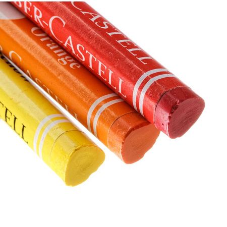 Мелки восковые Faber-Castell, 24цв., трехгранные, картонная упаковка