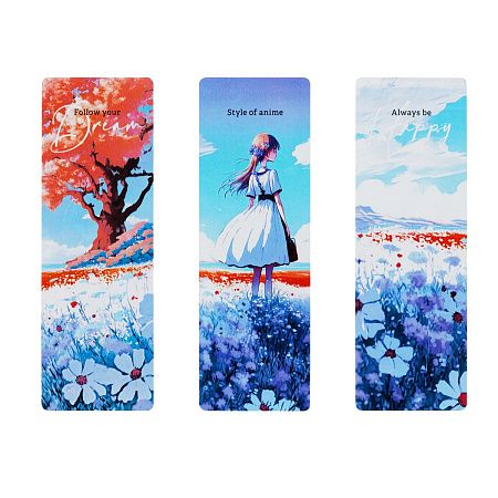 Закладки  для книг, 3шт., MESHU "Blooming dream" 