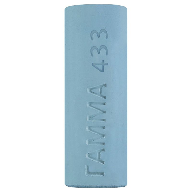 Пастель художественная Гамма, голубая пудровая № 433, штучная, картон.упак.