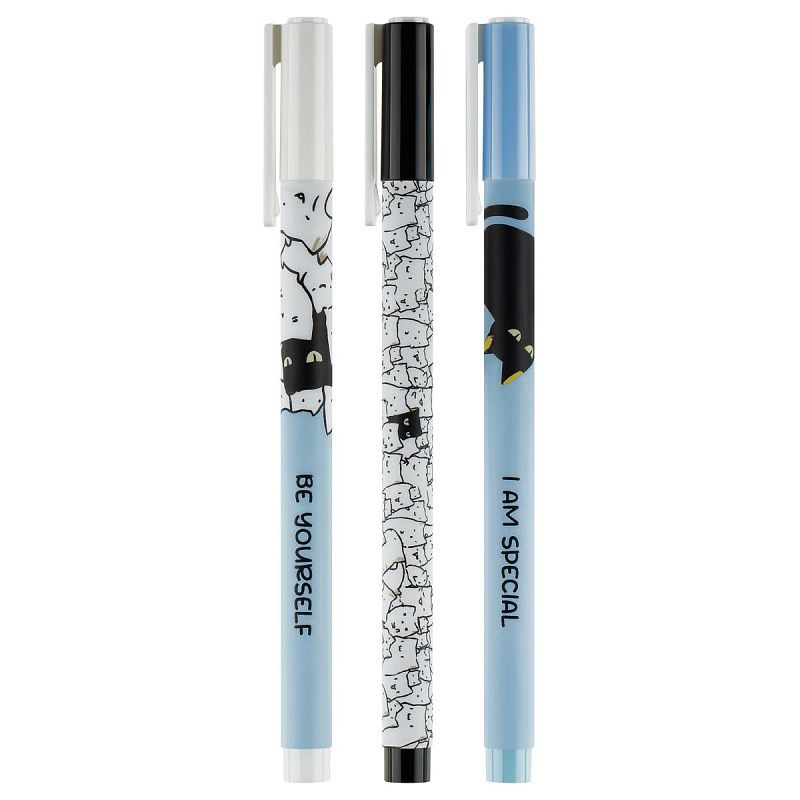 Ручка шариковая MESHU "Special cat" синяя, 0,5мм, корпус ассорти 