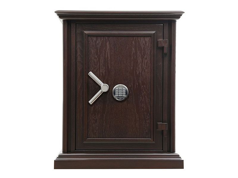 Огневзломостойкий сейф в дереве VALBERG Гарант 67Т Д EL (дуб)