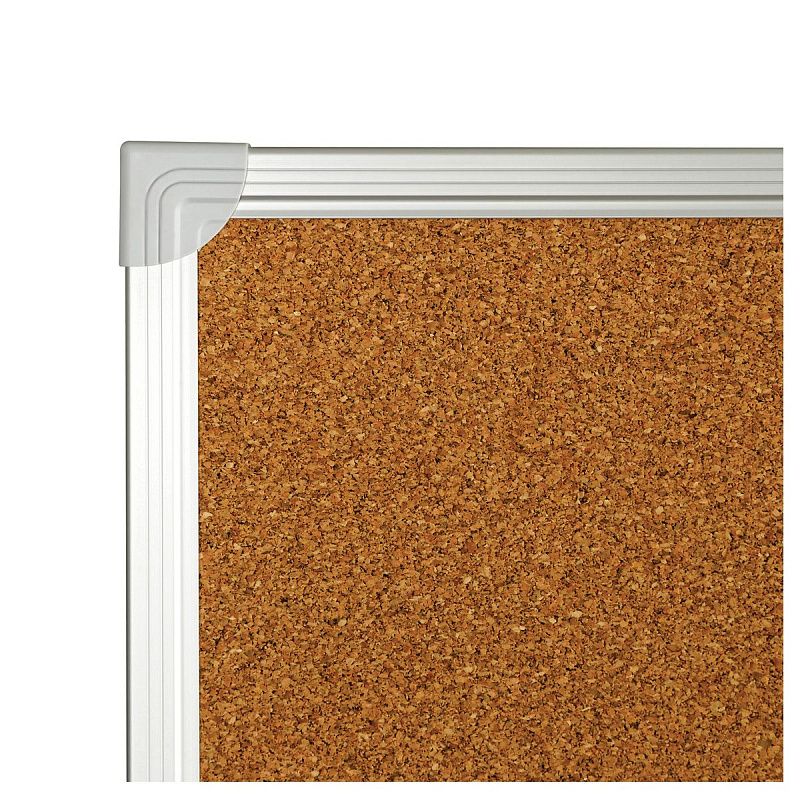 Доска пробковая OfficeSpace, 90*120см, алюминиевая рамка