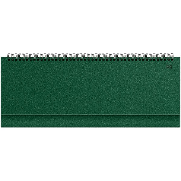 Планинг недатированный, 56л., 330*130мм, балакрон, BG "Ariane. Dark green"