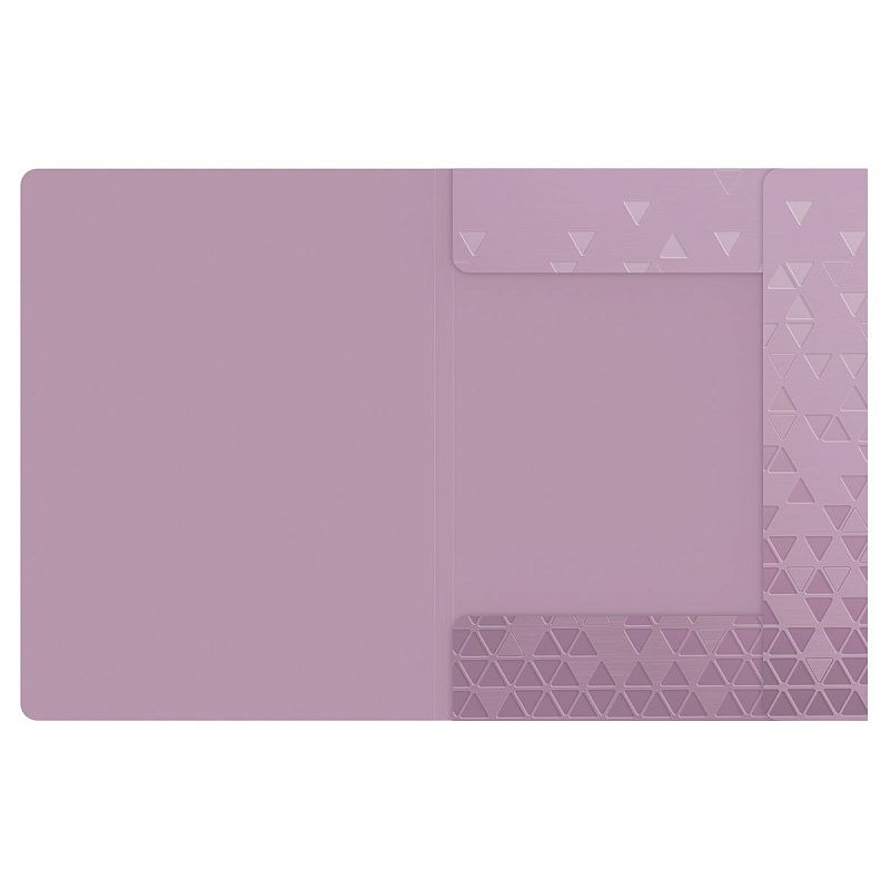 Папка на резинке Berlingo "Metallic" А4, 600мкм, сиреневый металлик 