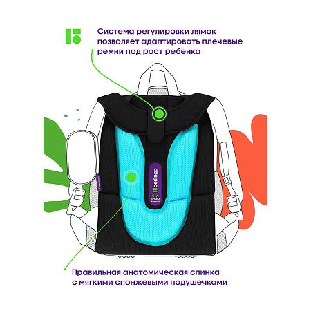 Ранец Berlingo Expert "Skateboarding" 37*28*16см, 2 отделения, 2 кармана, анатомическая спинка 