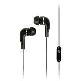 Наушники-вкладыши с микрофоном SmartBuy S4, 1м, черный