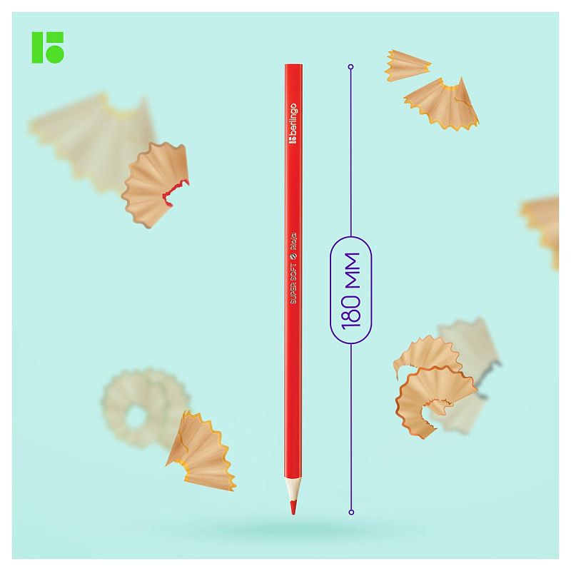 Карандаши цветные Berlingo "SuperSoft. Жил-был кот", 36цв., трехгран., заточен., картон, европодвес