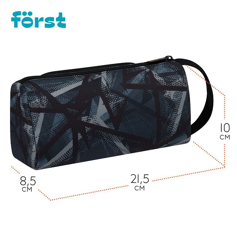 Пенал мягкий 1 отделение, 1 карман, 215*100*85 Först "Don't touch", текстиль 