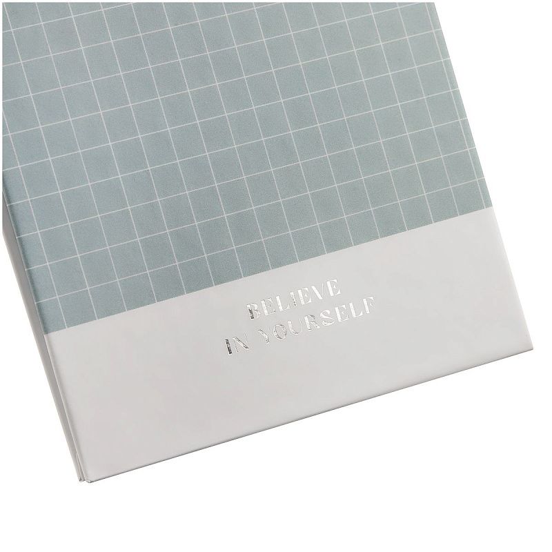 Блокнот А6 80л. на гребне BG "Shiny mono", твердая обложка, матовая ламинация, тиснение фольгой