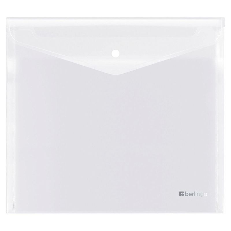 Папка-конверт на кнопке Berlingo "No Secret", А5+, 200мкм, матовая