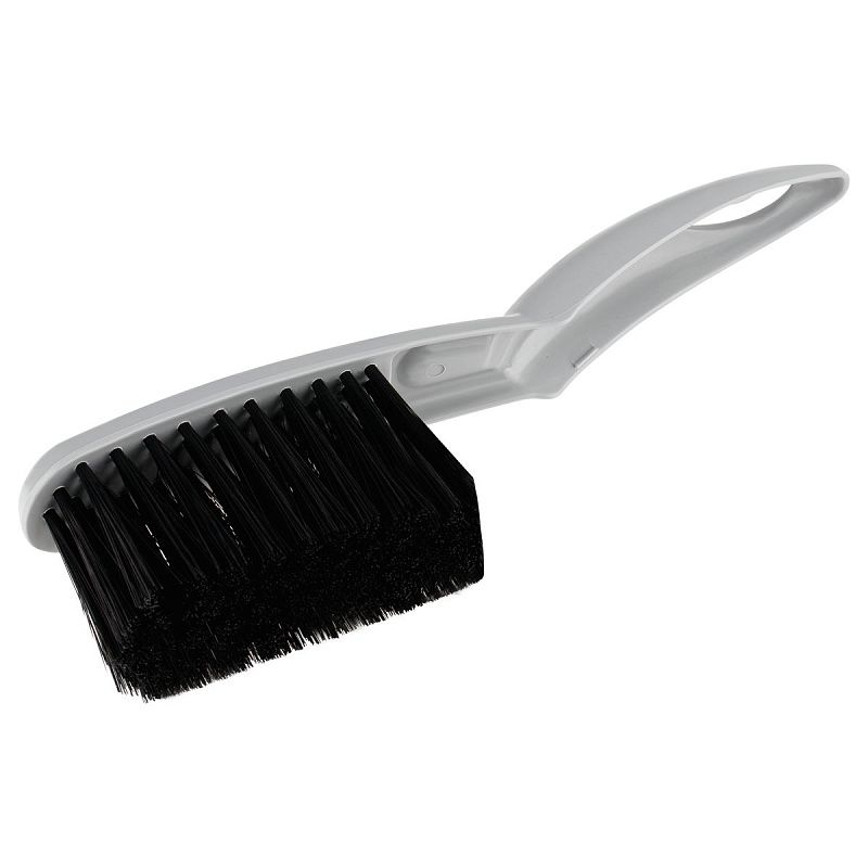 Комплект для уборки OfficeClean щетка-сметка и совок, с резиновой кромкой, ширина 24 см, пластик, серый