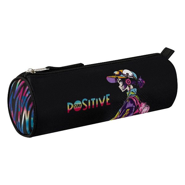 Пенал 210*80 ArtSpace "Stay positive", тубус, полиэстер