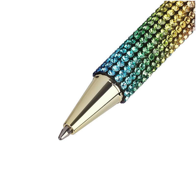 Ручка шариковая автоматическая MESHU "Pink diamond" синяя, 1,0мм 