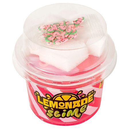 Слайм Slime "Lemonade" розовый, 110г