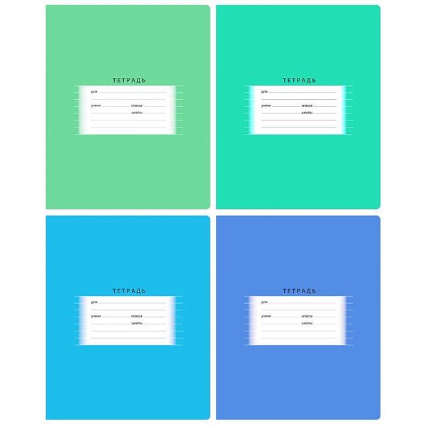 Тетрадь 18л., линия BG "Школьная", эконом