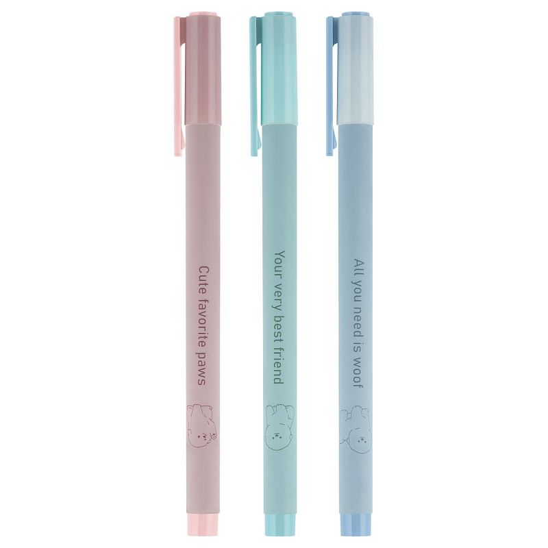 Ручка шариковая MESHU "Monochrome" синяя, 0,5мм, корпус ассорти 