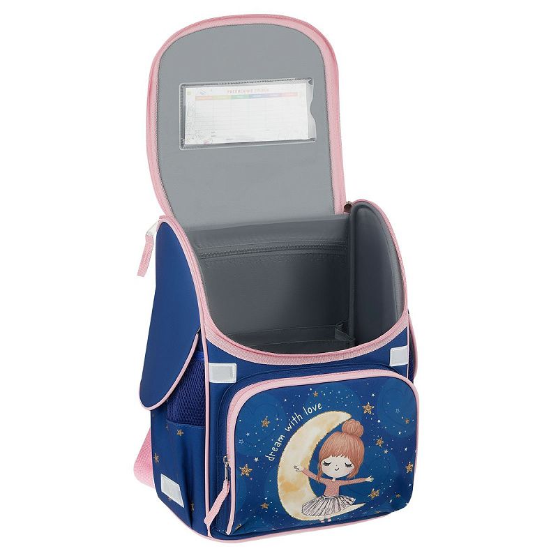 Ранец ArtSpace Junior "Princess" 37*28*21см, 1 отделение, 3 кармана, анатомическая спинка 