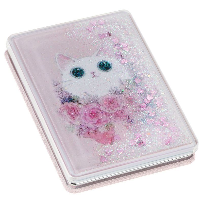 Зеркальце карманное складное MESHU "Shiny Kitty"
