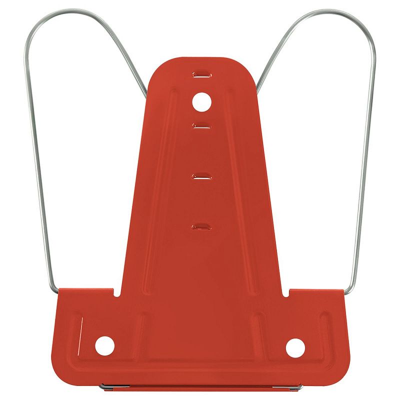 Подставка для книг СТАММ, металлическая, красная 