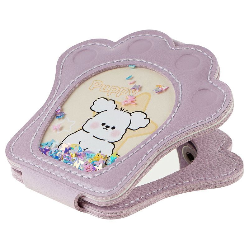 Зеркальце карманное складное MESHU "Щенок"