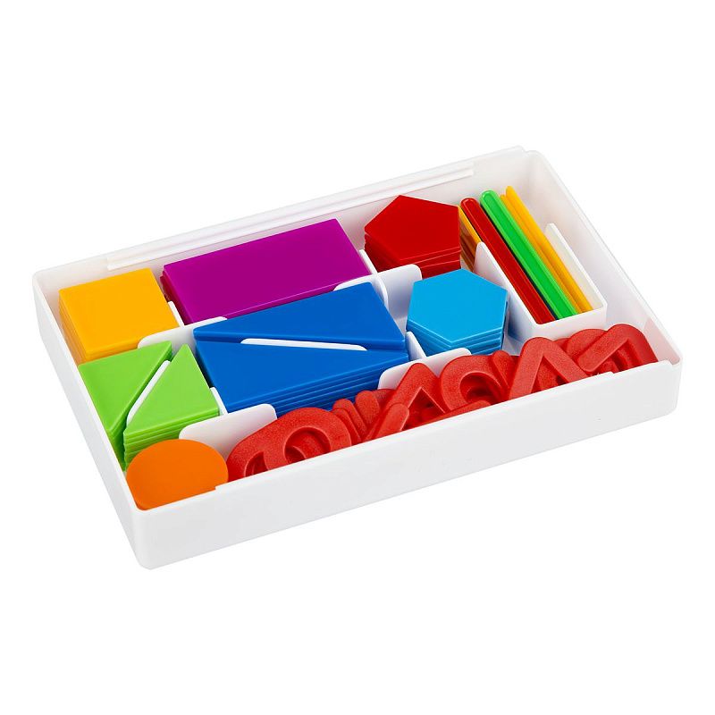 Касса цифр и счетных материалов СТАММ "Учись считать" с пятиугольником 