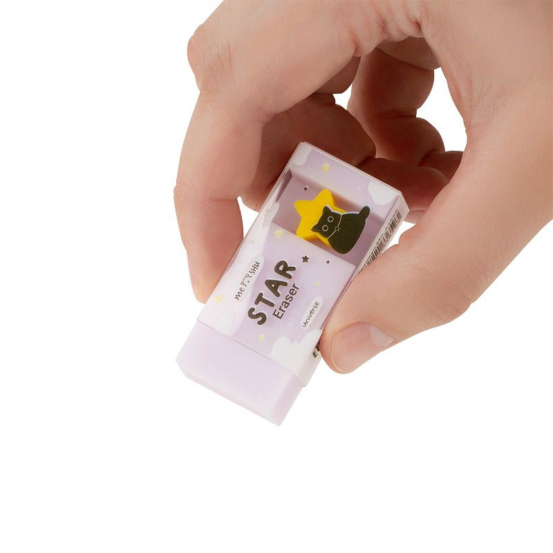 Ластик MESHU "Universe", 61*26*14мм, ПВХ, дисплей бокс, ассорти 