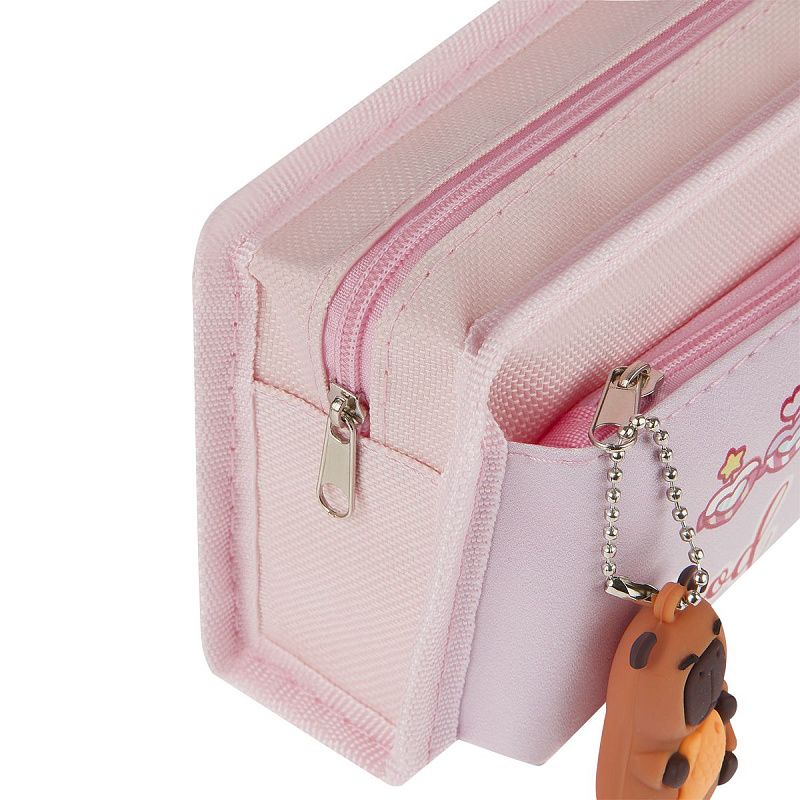 Пенал мягкий 210*90*55 MESHU "Capy", 2 отделения, полиэстер, ПВХ 