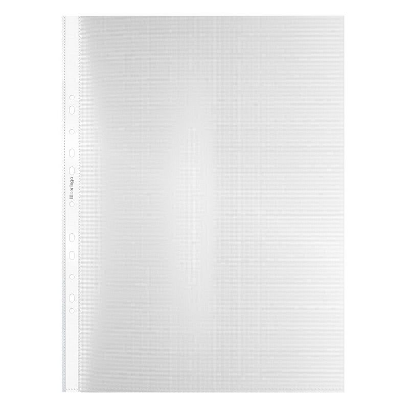 Папка-вкладыш с перфорацией Berlingo "Squares", А3, 30мкм, рельефная текстура, матовая 