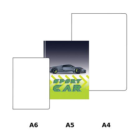 Бизнес-блокнот А5, 80л., BG "Sport Car", глянцевая ламинация, тиснение голографической фольгой