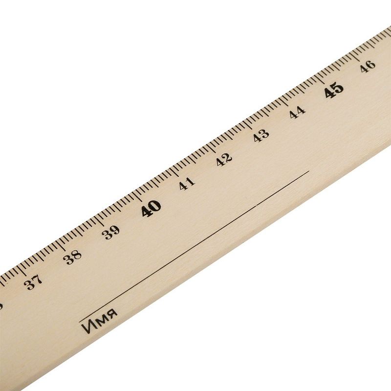 Линейка 50см Красин "Стандарт", дерево 