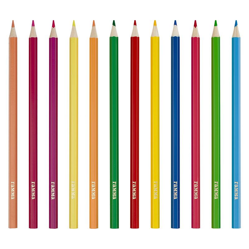 Карандаши цветные ГАММА "Мультики", 24 цв., шестигранные