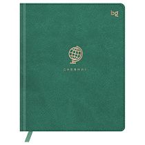 Дневник 1-11 кл. 48л. (твердый) BG "Глобус. Зеленый", иск. кожа, тиснение фольгой, ляссе Дневник 1-11 кл. 48л. (твердый) BG "Глобус. Зеленый", иск. кожа, тиснение фольгой, ляссе