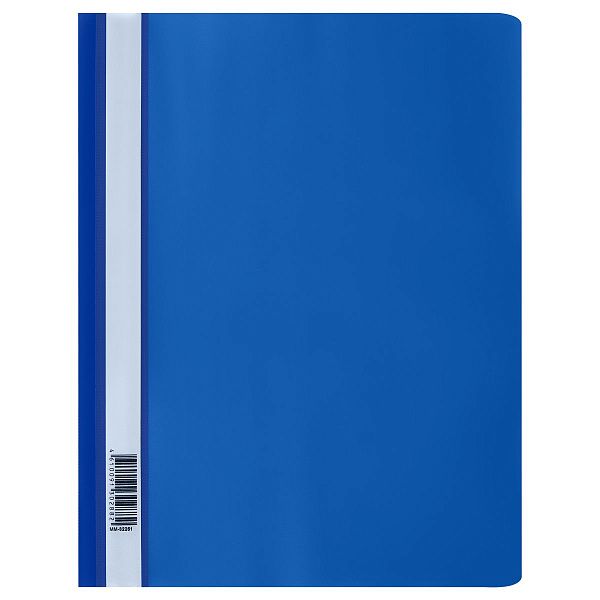 Папка-скоросшиватель пластик. СТАММ А4, 160мкм, синяя с прозр. верхом