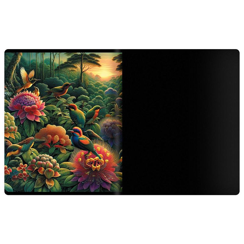 Тетрадь предметная 48л. BG "Информационное поле" - Биология, soft-touch ламинация, выб. лак