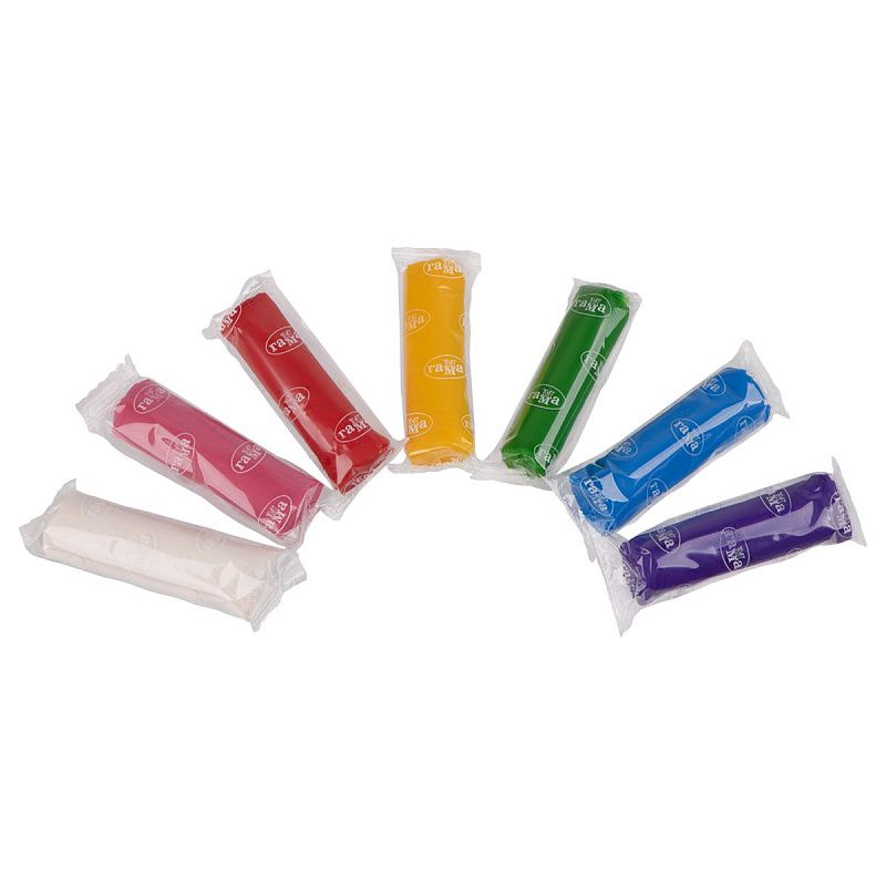 Тесто для лепки Гамма "Малыш", 07 цветов*30г, пластиковый стакан