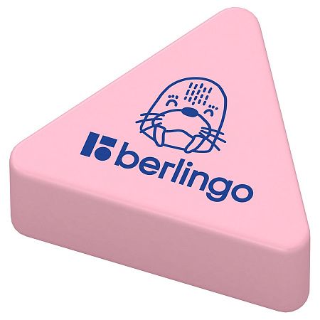 Ластик Berlingo "Zoo", треугольный, термопластичная резина, 28*24*10мм 