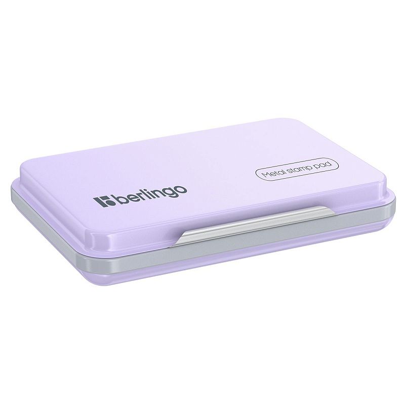 Штемпельная подушка Berlingo, 105*73мм, неокрашенная, металлическая