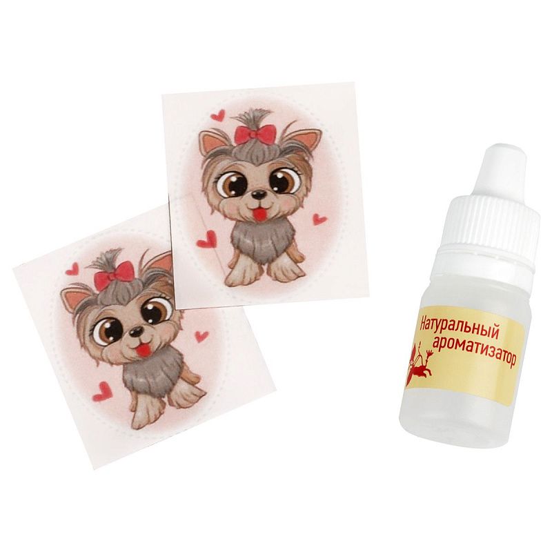 Набор для мыловарения ТРИ СОВЫ "Милый Йорк", 1 мыло с картинкой, картонная коробка