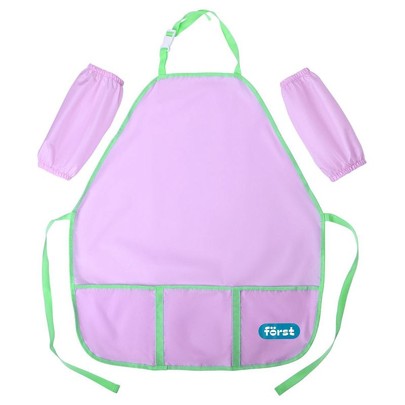 Фартук с нарукавниками Först, 53,5*44,5см, 3 кармана, сиреневый