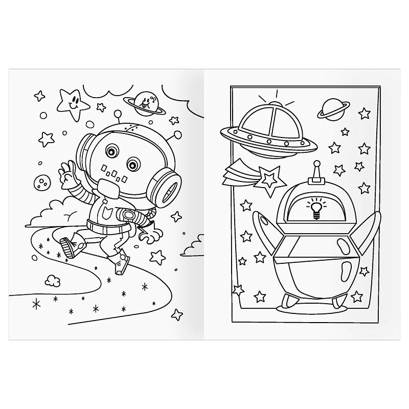 Раскраска А5 ТРИ СОВЫ "Наш друг- робот", 16стр.