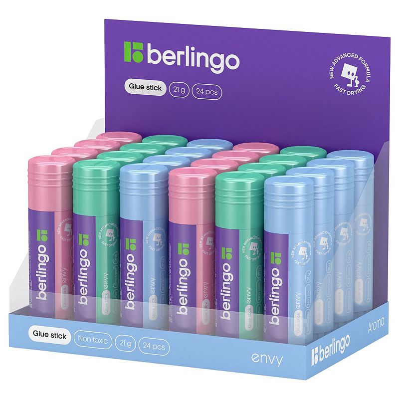 Клей-карандаш Berlingo "Envy", 21г, ПВП