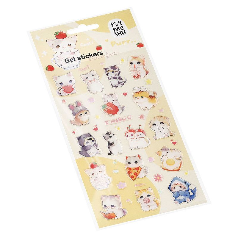 Наклейки гелевые MESHU  "Perrrfect" , 10*23см, инд. уп., европодвес