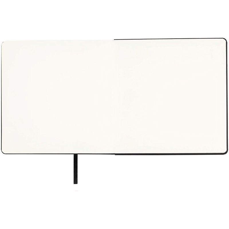 Скетчбук 80л., 200*200 Гамма "Студия", черный, твердая обложка, на резинке, слоновая кость, 140г/м2