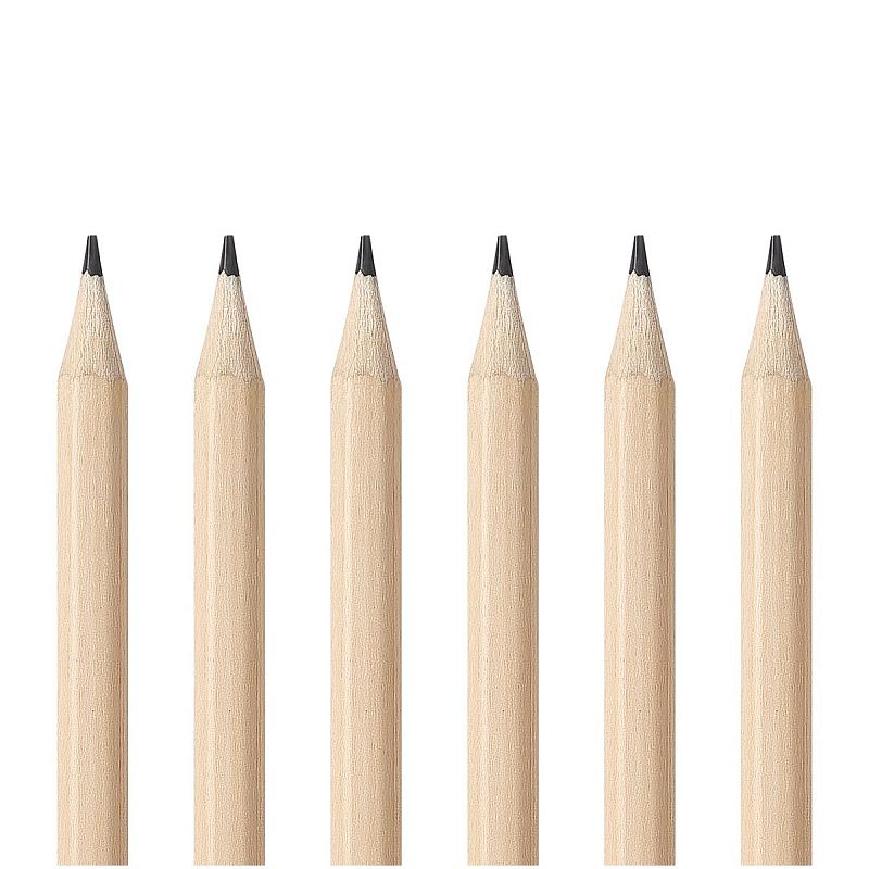 Набор карандашей ч/г Красин "Графика", 6шт., 2H-2B, заточен., пакет, европодвес 