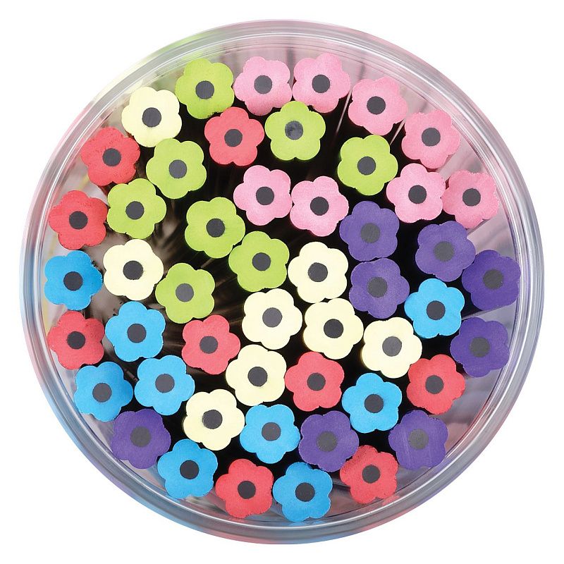 Карандаш ч/г Мульти-Пульти "Цветок", HB, незаточен., пластиковый, формовой корпус 