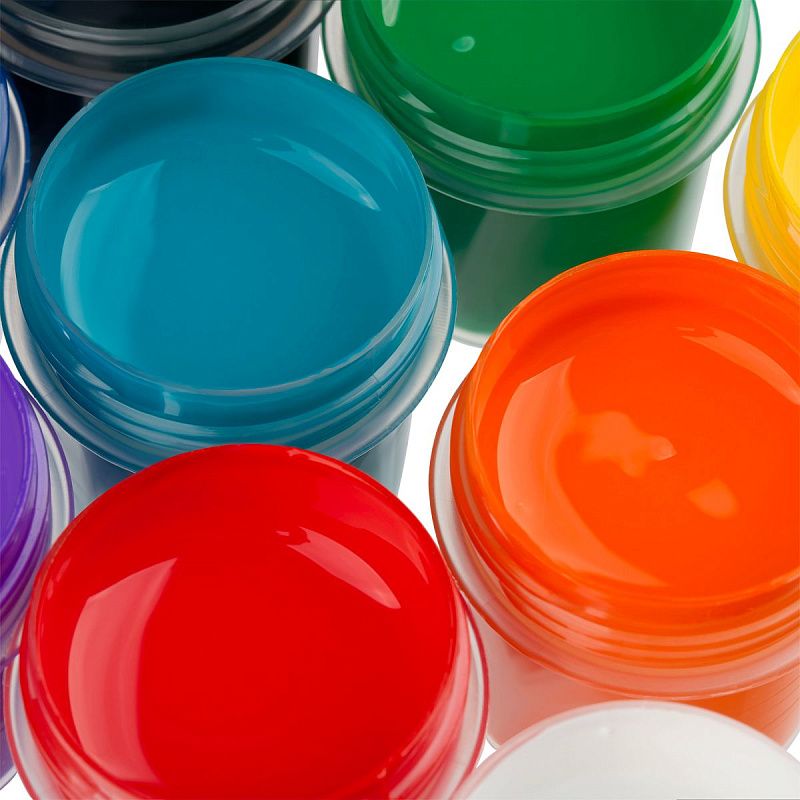 Краски по ткани акриловые Гамма "Хобби", 9цв, 17,5мл, картон.упак.