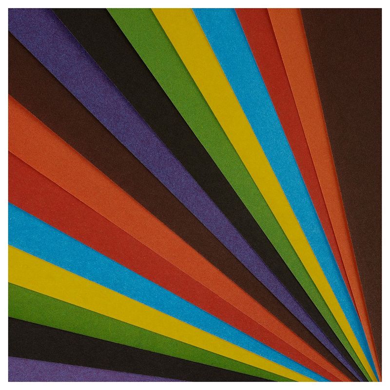 Цветная бумага офсетная А4, Мульти-Пульти, 16л., 8цв., в папке, "Приключения Енота"