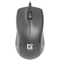 Мышь Defender Optimum MB-160, USB, черный, 3btn+Roll