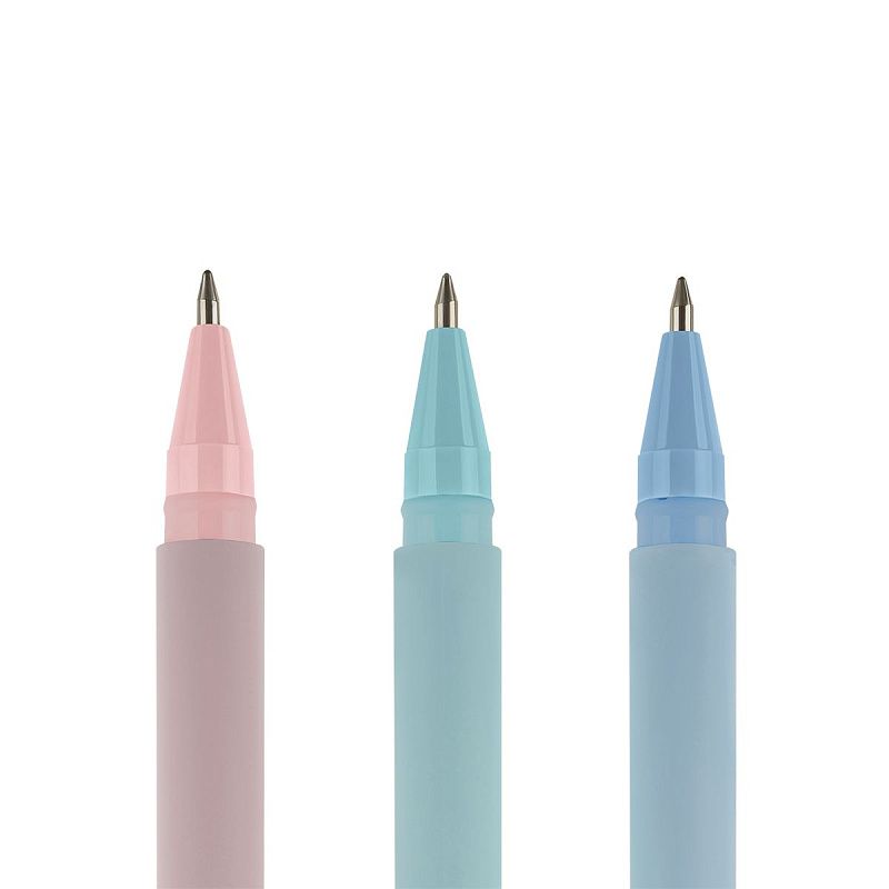 Ручка шариковая MESHU "Monochrome" синяя, 0,5мм, корпус ассорти 